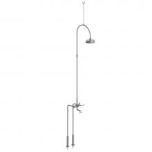 Rubinet 2FRVLABAB - Floor Mnt T&S W/Fixed Shw Head