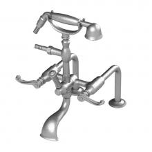 Rubinet 3DETLCHBB - Deck Mount Tub Filler With Hand Held Shower