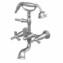 Rubinet 3WHXCOBOB - Wall Mount Tub Filler With Hand Held Shower
