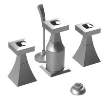 Rubinet 6CICQGDCL - Bidet Fitting With Spray, Diverter, With Vacuum Breaker (Less Drain)