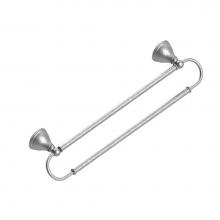 Rubinet 7QFM0CHBB - 18'' Dual Towel Bar