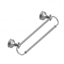 Rubinet 7QRM0SNBK - 18'' Dual Towel Bar