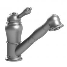 Rubinet 8JRMLCHCH - Single Hole Single Control Kitchen Set With Retractable Dual Function Spray