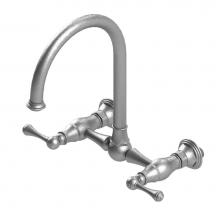 Rubinet 8WFMLPNBK - Wall Mount Kitchen Bridge