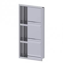 Rubinet 9TWN4CHRD - 12 x 24'' Recessed Wall Niche With Adjust. Shelves