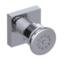 Rubinet 4J022CH - Body Spray with 1/2'' NPT x 1/2'' NPSM X 3'' Nipple x 2