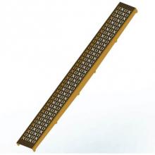 Rubinet 9FSD43GD - 48'' Linear Drain Xoxo Pattern (Complete)