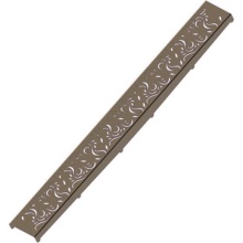 Rubinet T9FSD32PN - 32'' Linear Drain Paisley Pattern Trim Only