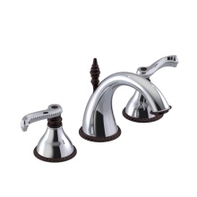 Rubinet 1AEJLCHOB - Widespread Lav Set With Jasmin Spout (Less Drain)