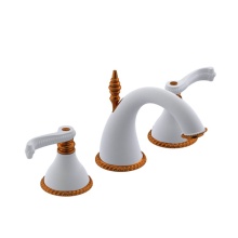 Rubinet 1AEJLMWACM - Widespread Lav Set With Jasmin Spout (Less Drain)