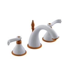 Rubinet 1AEJLWHACM - Widespread Lav Set With Jasmin Spout (Less Drain)