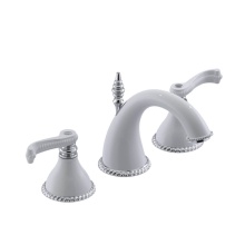 Rubinet 1AEJLWHCH - Widespread Lav Set With Jasmin Spout (Less Drain)