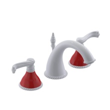 Rubinet 1AEJLWHRD - Widespread Lav Set With Jasmin Spout (Less Drain)