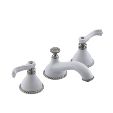 Rubinet 1AETLWHPN - Widespread Lav Set (Less Drain)