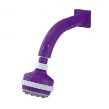 Rubinet 4F033PHMW - 3 Function Shower Head with Wall Mount 8'' Shower Arm & Flange