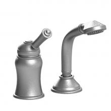 Rubinet T5RJSLMWMW - Pressure Balance Deck Mount Mixing Valve With Hand Held Shower Trim Only