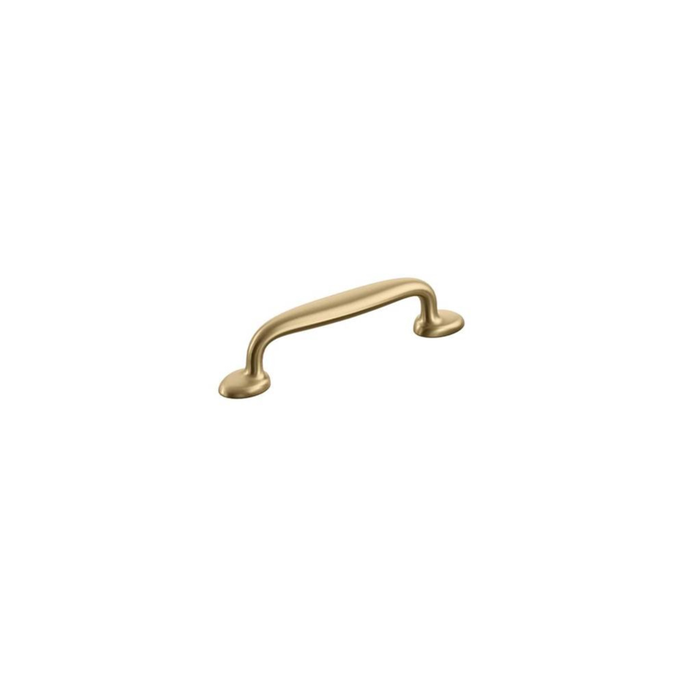 Avenue, Cabinet Pull 4'' cc, Satin Brass