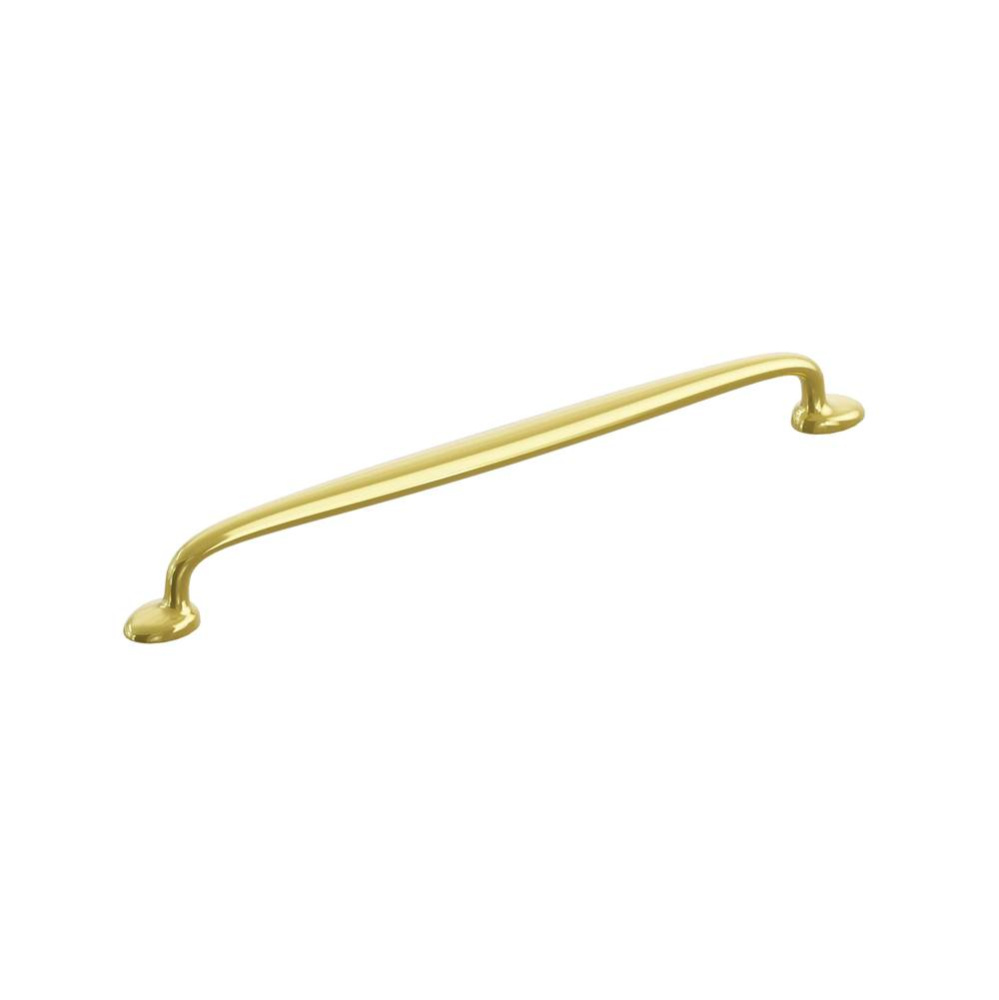 Avenue, Cabinet Pull 10'' cc, Unlacquered Brass