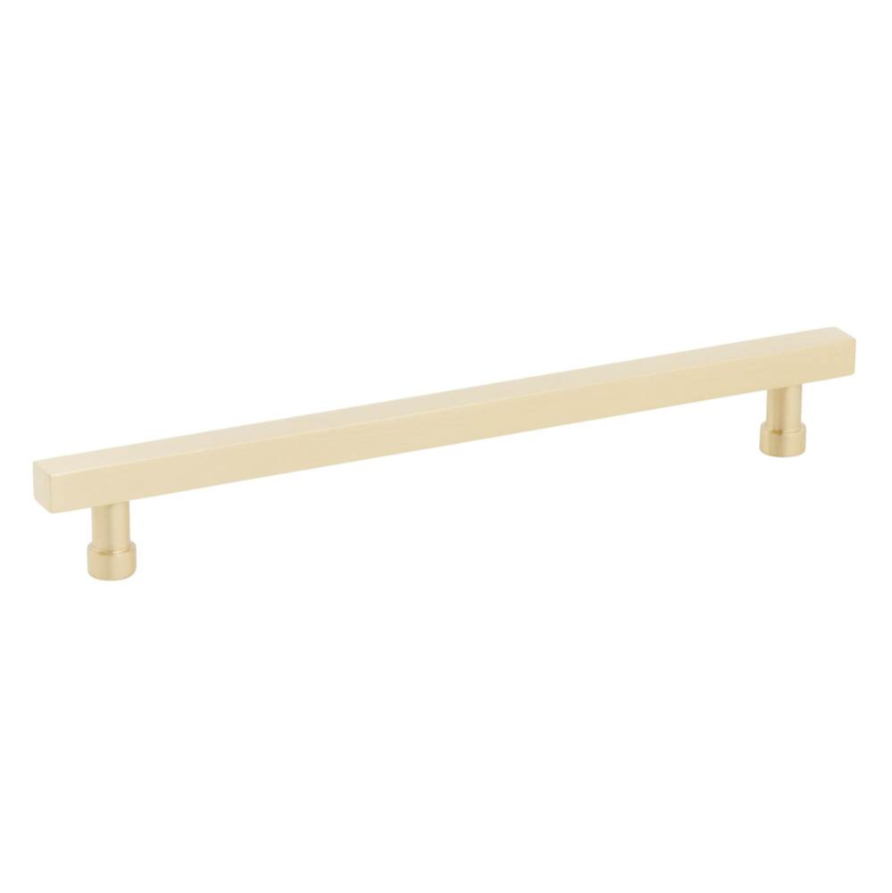 NOHO, Cabinet Pull, Square, 8'' cc, Satin Brass
