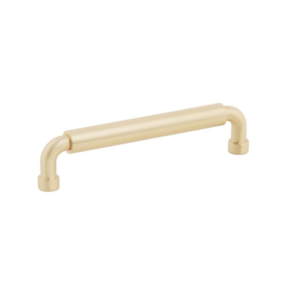 NOHO, Cabinet Pull, Round, 5'' cc, Satin Brass