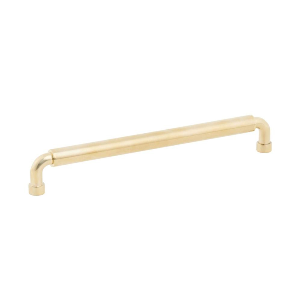 NOHO, Cabinet Pull, Round, 8'' cc, Unlacquered Brass