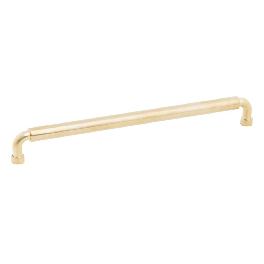 NOHO, Cabinet Pull, Round, 10'' cc, Unlacquered Brass