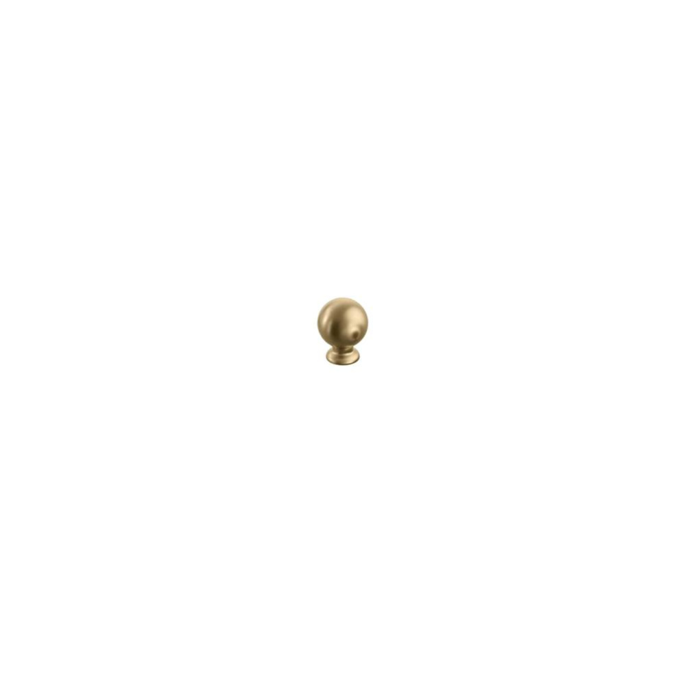 Avenue, Cabinet Knob, Round, 1'', Satin Brass