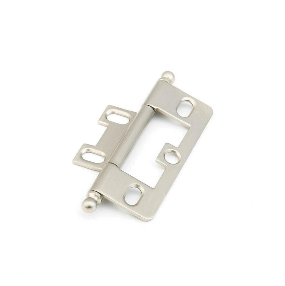 Hinge, Ball Tip Non-Mortise, Satin Nickel