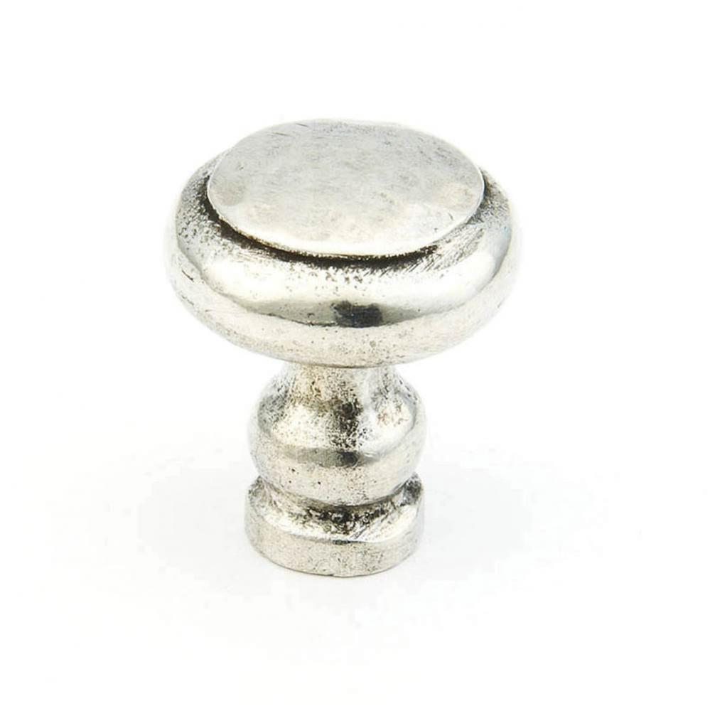 Knob, Round, Natural, 1-1/8''dia