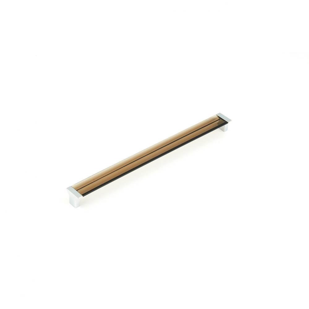 Positano, Pull, Polished Chrome, Smoke, 12-5/8'' cc