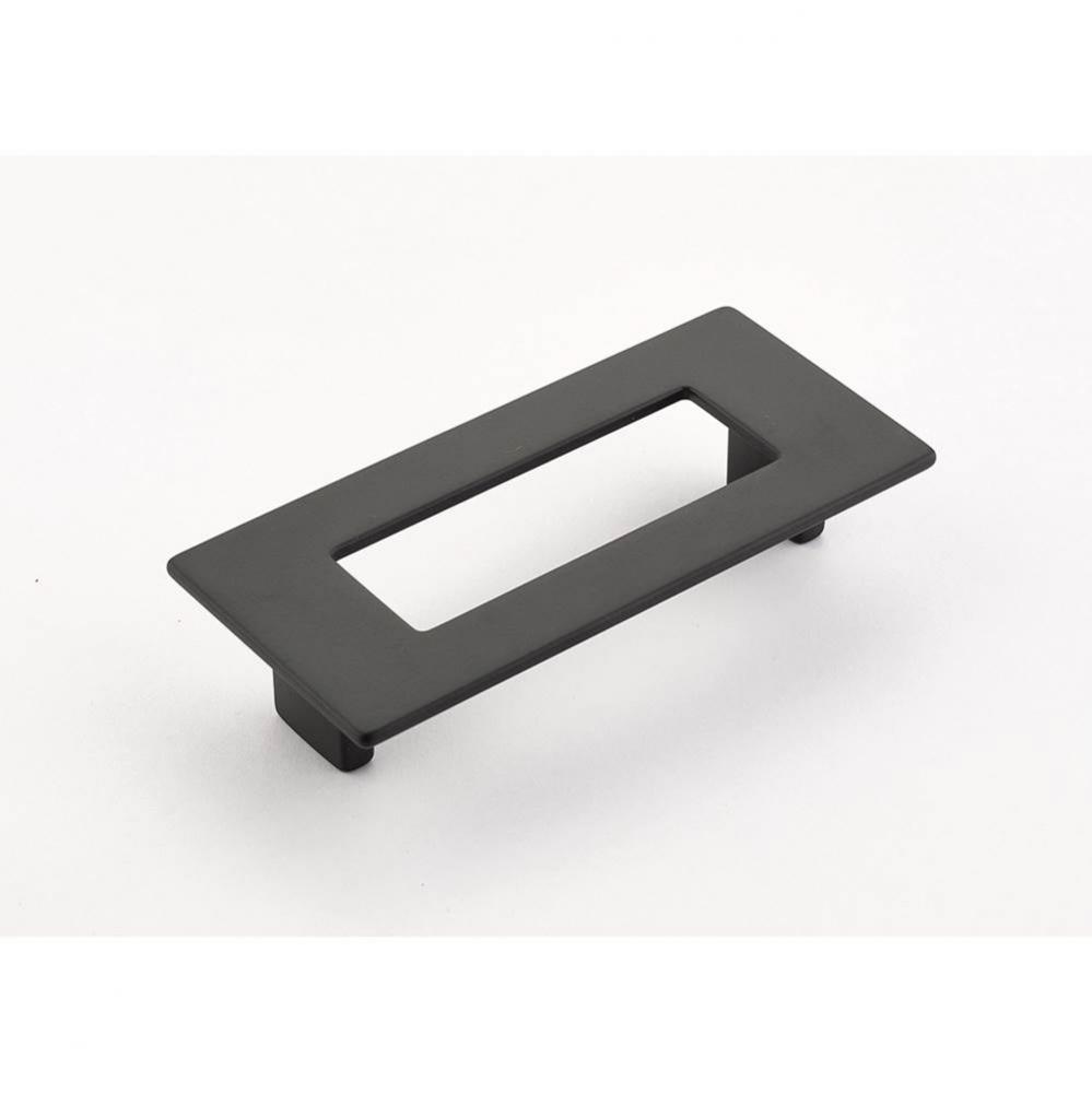 Pull, Rectangle, Matte Black, 96 mm cc