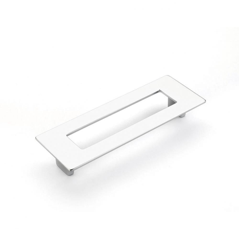 Pull, Rectangle, Matte Chrome, 128 mm cc