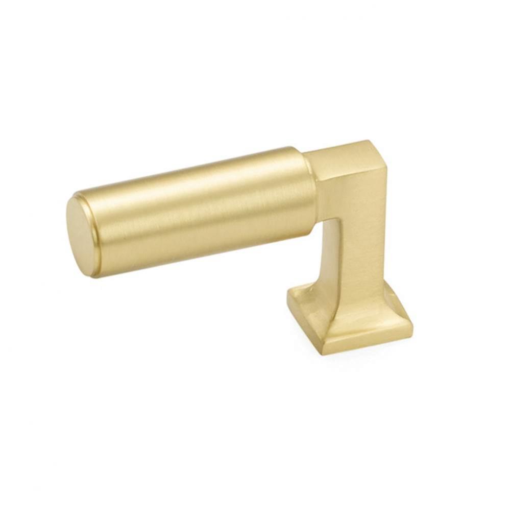 Finger Pull, Satin Brass, 1/2''