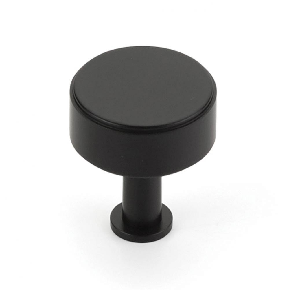 Pub House, Knob, Matte Black, 1-1/4'' cc