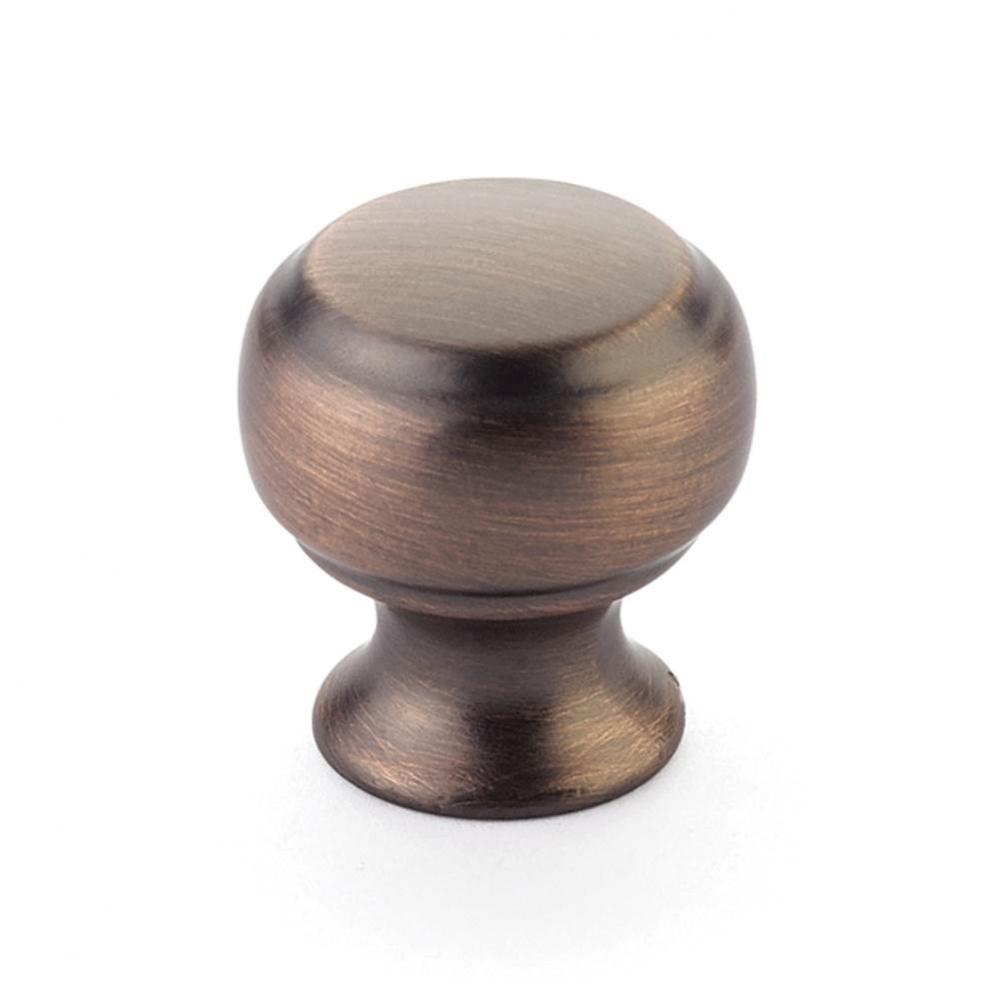 Knob, Empire Bronze, 1-1/8'' dia