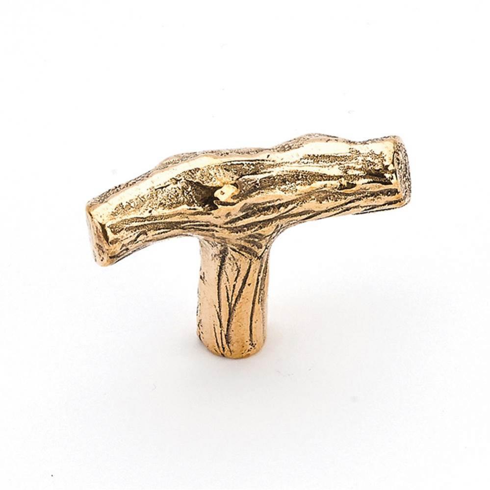 Knob, Twig, Natural Bronze, 2 '' dia