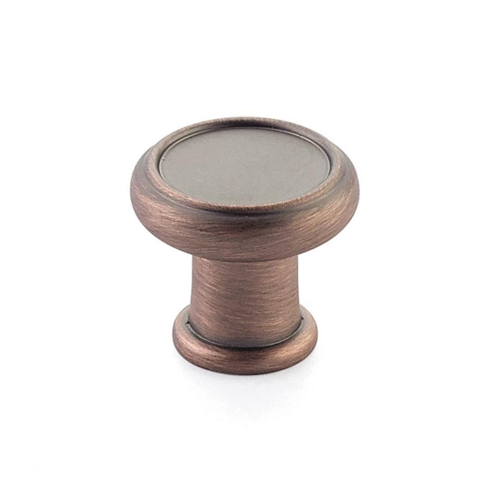 Knob, Empire Bronze, 1-1/4'' dia