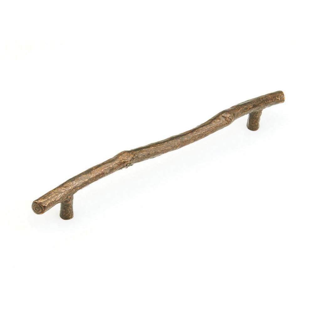 Appliance Pull, Twig, Antique Bronze, 12'' cc
