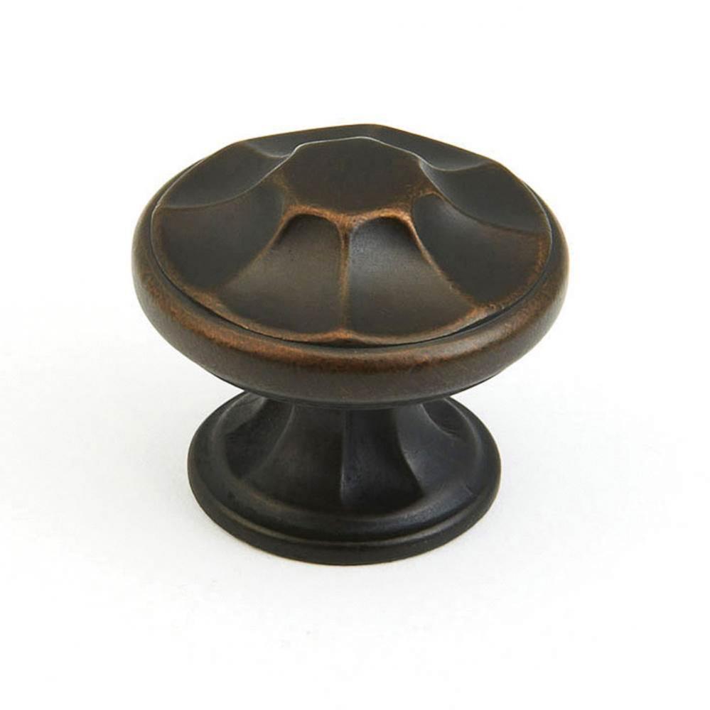 Knob, Antique Bronze, 1-3/8'' dia