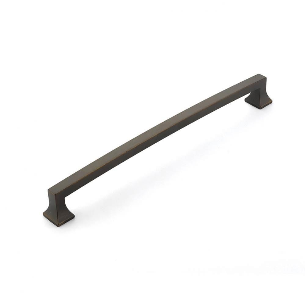 Appliance Pull, Arched, Ancient Bronze, 15'' cc