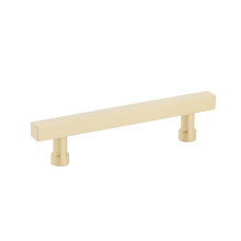 Schaub and Company 211079-US4 - NOHO, Cabinet Pull, Square, 4'' cc, Satin Brass