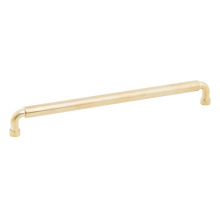 Schaub and Company 211090-UNBR - NOHO, Cabinet Pull, Round, 10'' cc, Unlacquered Brass