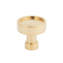 Schaub and Company 211114-UNBR - NOHO, Cabinet Knob, Round, Unlacquered Brass