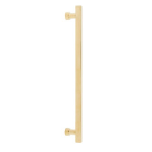 Schaub and Company 211118-UNBR - NOHO, Cabinet Appliance Pull, Square, 12'' cc, Unlacquered Brass
