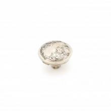 Schaub and Company 994-WB - Knob, Round, White Brass, 1-1/4'' dia