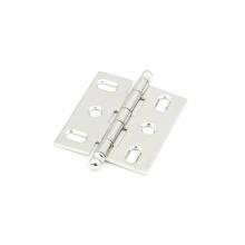 Schaub and Company 1111B-PN - Hinge, Ball Tip Mortise, Polished Nickel