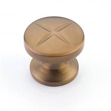 Schaub and Company 210-BBZ - Knob, Brushed Bronze, 1-3/8'' dia