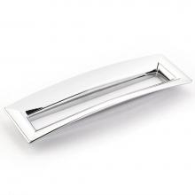 Schaub and Company 442-26 - Pull, Flared Rectangle, Polished Chrome, 160 mm cc