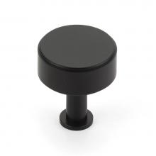 Schaub and Company 5102-MB - Pub House, Knob, Matte Black, 1-1/4'' cc