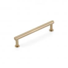 Schaub and Company 5105-SSB - Pub House, Pull, Signature Satin Brass, 5'' cc